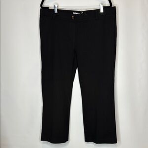 Betabrand Black Capris Relaxed Fit